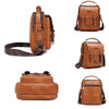 Business Handbags Men New Man's Shoulder Bag Large Capacity Leather Messenger Bag Crossbody Big Brand