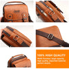 Business Handbags Men New Man's Shoulder Bag Large Capacity Leather Messenger Bag Crossbody Big Brand