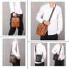 Business Handbags Men New Man's Shoulder Bag Large Capacity Leather Messenger Bag Crossbody Big Brand